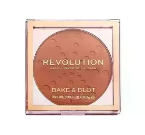 MAKEUP REVOLUTION BAKE & BLOT МАТИРУЮЩАЯ ПУДРА ORANGE 5,5Г