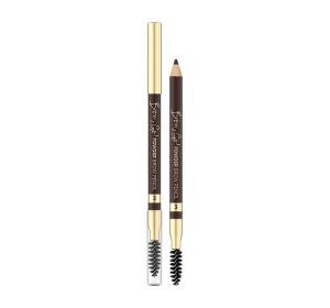 Eveline Brow & Go! олівець для брів зі щіточкою 03 Dark Brown 0,1 г