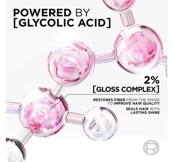 LOREAL ELSEVE GLYCOLIC GLOSS ШАМПУНЬ ДЛЯ МАТОВОГО ТА ЖОРСТКОГО ВОЛОССЯ 200 МЛ