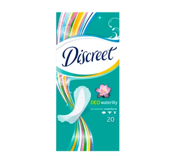 DISCREET DEO WATERLILY MULTIFORM ГИГИЕНИЧЕСКИЕ ПРОКЛАДКИ 20 ШТ