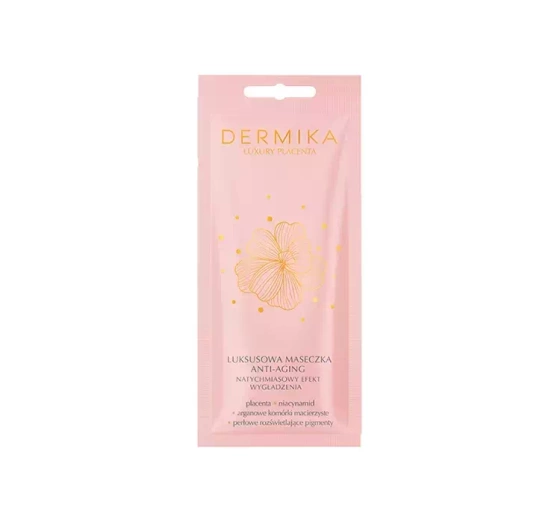 DERMIKA LUXURY PLACENTA РОСКОШНАЯ МАСКА ANTI-AGING ДЛЯ ЛИЦА 10МЛ