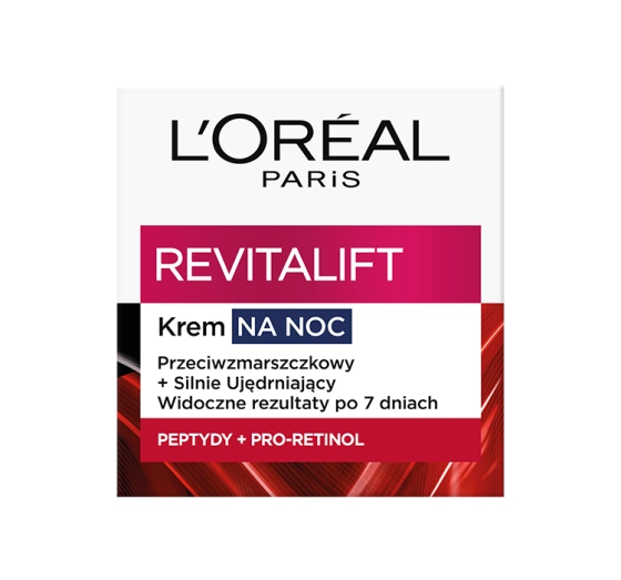 LOREAL REVITALIFT НІЧНИЙ КРЕМ ПРОТИ ЗМОРЩОК 50МЛ