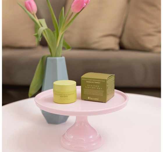 Натисніть на картинку, щоб її збільшити NACOMI AVOCADO МАСКА ДЛЯ ОБЛИЧЧЯ 40МЛ