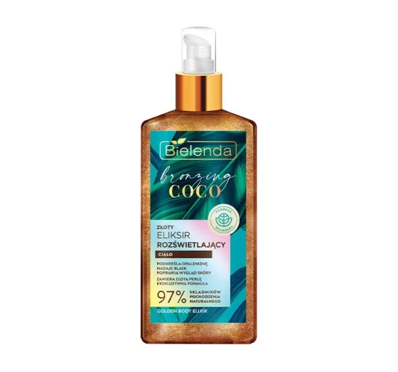 BIELENDA BRONZING COCO ЗОЛОТОЙ ОСВЕТЛЯЮЩИЙ ЭЛИКСИР ДЛЯ ТЕЛА 150МЛ