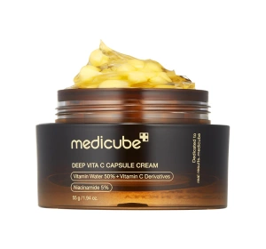Medicube Deep Vita C Capsule Cream освітлювально-зміцнювальний крем для обличчя в капсулах 55 г