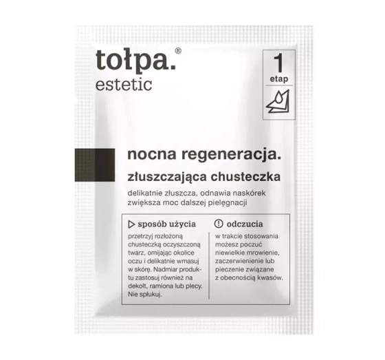 TOŁPA ESTETIC NOCNA REGENERACJA ИНТЕНСИВНАЯ РЕГЕНЕРИРУЮЩАЯ ПРОЦЕДУРА