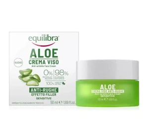 EQUILIBRA ALOE BELLEZA NATURALE КРЕМ ПРОТИ ЗМОРШОК ДЛЯ ОБЛИЧЧЯ АЛОЕ 50МЛ