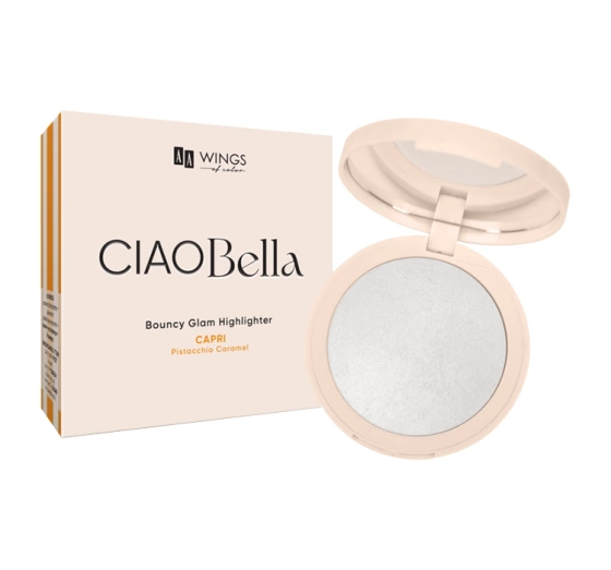 AA CIAO Bella хайлайтер для обличчя 01 Ice Silver Glow 11 г