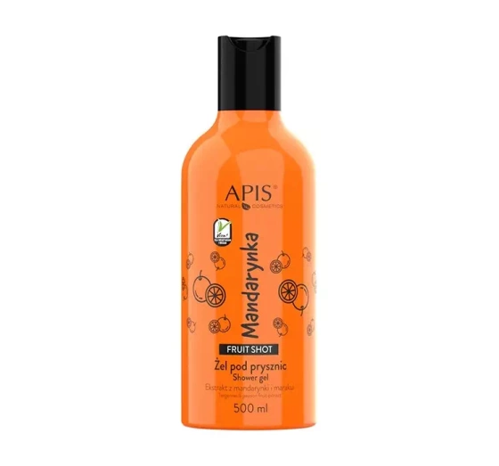APIS FRUIT SHOT ВЕГАНСЬКИЙ ГЕЛЬ ДЛЯ ДУШУ МАНДАРИН 500МЛ