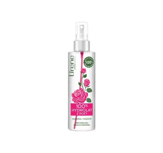LIRENE HYDROLAT ТОНИК 100% С РОЗЫ ОМОЛАЖИВАЮЩАЯ ЦВЕТОЧНАЯ ЭССЕНЦИЯ 100МЛ