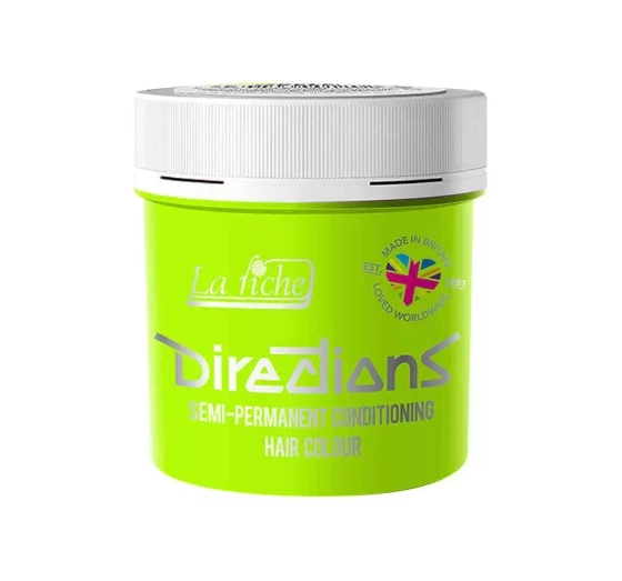 Нажмите на картинку, чтобы ее увеличить LA RICHE DIRECTIONS ПОЛУСТОЙКОЕ ТОНИРУЮЩИЕ СРЕДСТВО ДЛЯ ВОЛОС FLUORESCENT GREEN 88МЛ