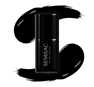 SEMILAC ALLSUPER COVER ГЕЛЬ-ЛАК 300 PERFECT BLACK 7МЛ