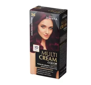 JOANNA MULTI CREAM COLOR ФАРБА ДЛЯ ВОЛОССЯ 36 KRÓLEWSKI BURGUND