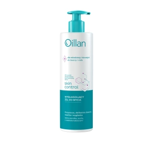 Oillan Skin Control розгладжуючий гель для вмивання тіла та обличчя з 10% сечовиною для підлітків та дорослих 400 мл