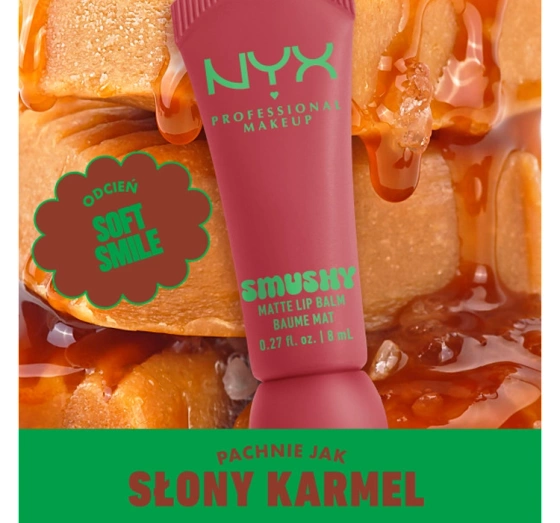 NYX Professional Makeup Smushy матовий бальзам для губ 06 Soft Smile 8 мл