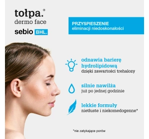 TOŁPA DERMO FACE SEBIO BHL УВЛАЖНЯЮЩАЯ И УСПОКАИВАЮЩАЯ СЫВОРОТКА 30МЛ