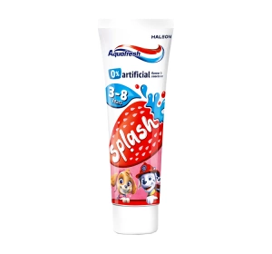 AQUAFRESH SPLASH КЛУБНИКА МЯТА ЗУБНАЯ ПАСТА ДЛЯ ДЕТЕЙ 3-8 ЛЕТ 50МЛ