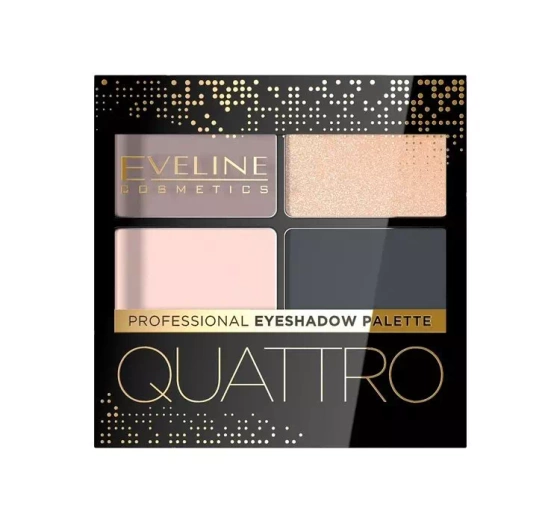 EVELINE QUATTRO EYESHADOW ПАЛЕТКА 4 ТІНЕЙ ДЛЯ ПОВІК 02 3,2Г