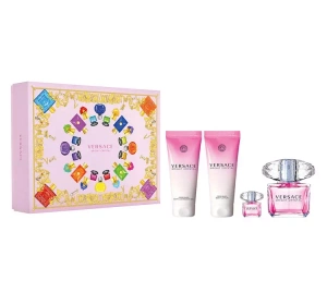 Versace Bright Crystal туалетная вода 90 мл + 5 мл + гель для душа 100 мл + лосьон для тела 100 мл