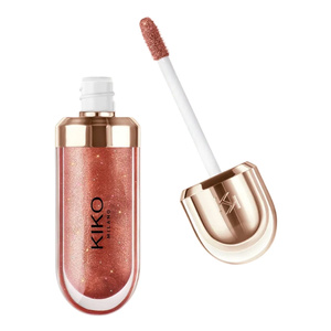 KIKO Milano 3D Hydra Lipgloss — блеск для губ, визуально увеличивающий губы, оттенок 45 Enchanting Rosewood, 6,5 мл