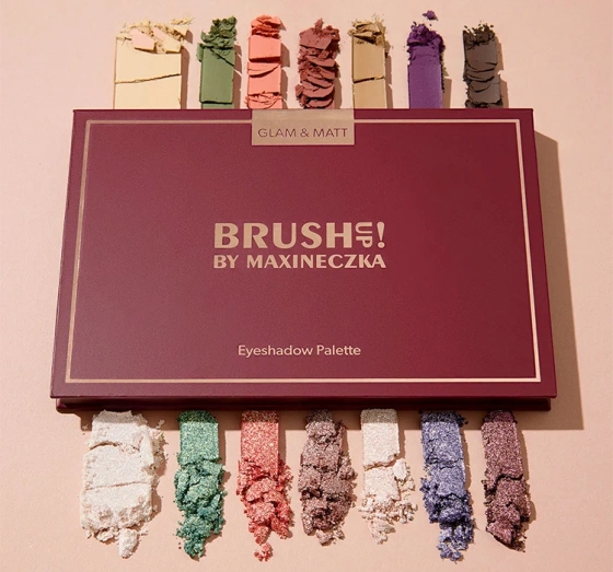 Brush Up Glam & Matt палитра теней для век 21г