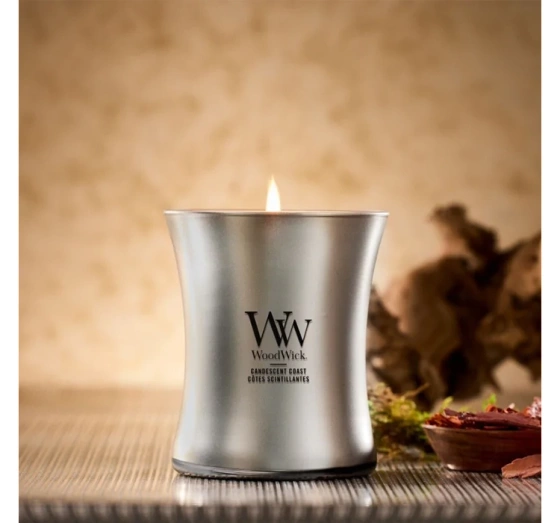 Woodwick Medium Jar Candle ароматична свічка Candescent Coast 275 г