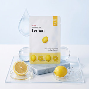 Etude House 0,2 мм Therapy Air Mask Lemon освітлююча тканинна маска з екстрактом лимона 20 мл