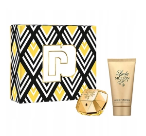 PACO RABANNE LADY MILLION НАБОР ПАРФЮМИРОВАННАЯ ВОДА СПРЕЙ 50МЛ + БАЛЬЗАМ 75МЛ