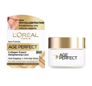LOREAL AGE PERFECT COLLAGEN EXPERT ОМОЛАЖИВАЮЩИЙ КРЕМ НА ДЕНЬ 50+ 50МЛ