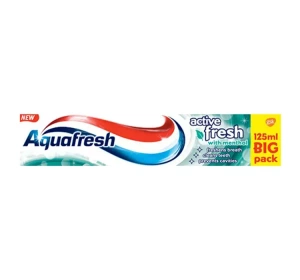 AQUAFRESH ACTIVE FRESH WITH MENTHOL ЗУБНАЯ ПАСТА 125МЛ