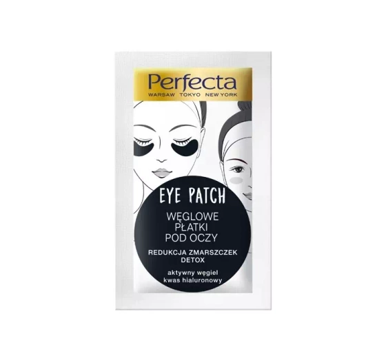 Натисніть на картинку, щоб її збільшити PERFECTA EYE PATCH ПЛАСТИРІ ПІД ОЧІ З ВУГІЛЛЯМ
