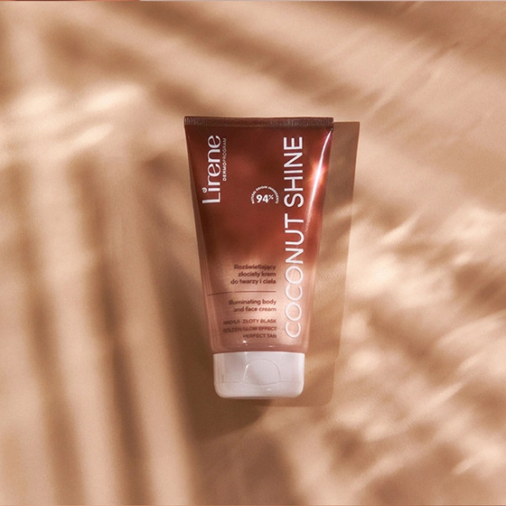 LIRENE COCONUT SHINE ОСВІТЛЮЮЧИЙ КРЕМ ДЛЯ ОБЛИЧЧЯ ТА ТІЛА 150МЛ