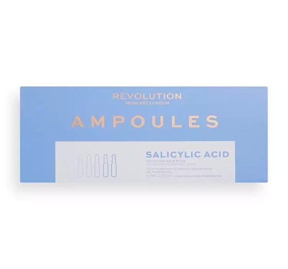 REVOLUTION SKINCARE AMPOULES 7-ДНЕВНАЯ ТЕРАПИЯ SALICYLIC ACID 7x2МЛ
