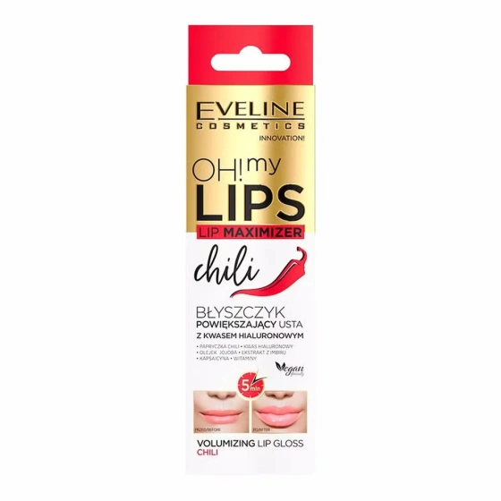 EVELINE OH MY LIPS LIP MAXIMIZER БЛЕСК УВЕЛИЧИВАЮЩИЙ ГУБЫ ЧИЛИ 4,5МЛ