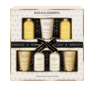 Baylis & Harding Sweet Mandarin & Grapefruit подарочный набор: пена для ванны 100 мл + гель для душа 100 мл + кремовая пена для ванны 100 мл + бальзам 50 мл + крем для рук 50 мл + скраб 50 мл