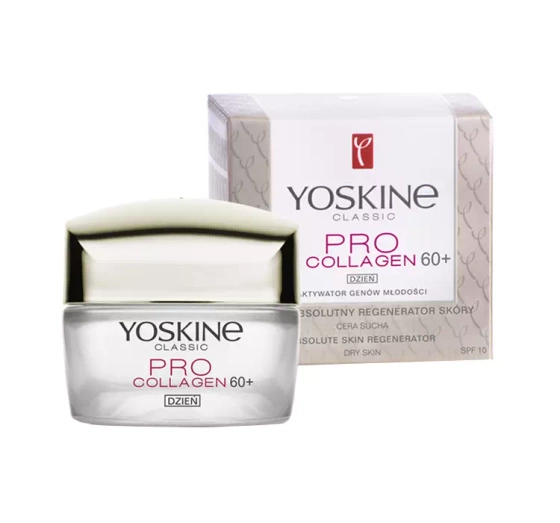 Натисніть на картинку, щоб її збільшити YOSKINE PRO COLLAGEN 60+ ДЕННИЙ ВІДНОВЛЮВАЛЬНИЙ КРЕМ 50МЛ