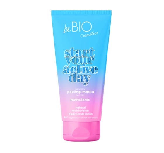 Нажмите на картинку, чтобы ее увеличить Bebio Start Your Active Day натуральная увлажняющая пилинг-маска для тела 200 мл