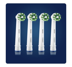 Oral-B Cross Action змінні насадки до електричної зубної щітки 4 штуки