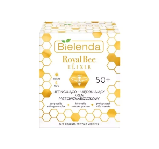 BIELENDA ROYAL BEE ЭЛИКСИР КРЕМ С ЭФФЕКТОМ ЛИФТИНГА ПРОТИВ МОРЩИН 50+ 50МЛ