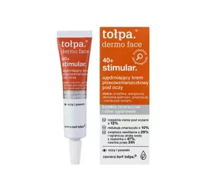 TOŁPA DERMO FACE 40+ STIMULAR ЗМІЦНЮВАЛЬНИЙ КРЕМ ПРОТИ ЗМОРШОК НАВКОЛО ОЧЕЙ 10МЛ