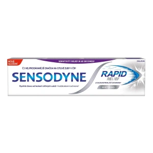 SENSODYNE RAPID RELIEF WHITENING ЗУБНАЯ ПАСТА УЛЬТРАБЫСТРОЕ ОБЛЕГЧЕНИЕ 75МЛ