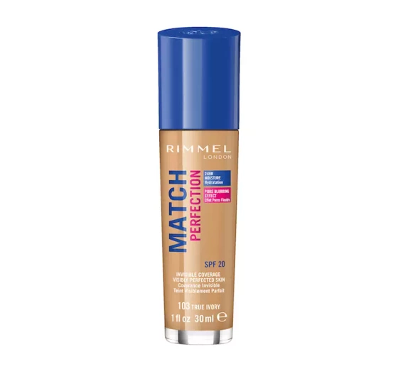 RIMMEL ТОНАЛЬНЫЙ КРЕМ MATCH PERFECTION NR 103 НОВАЯ ВЕРСИЯ