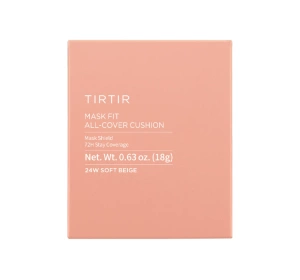 TIRTIR Mask Fit All-Cover Cushion кроющее тональное средство для лица 24W Soft Beige 18 г