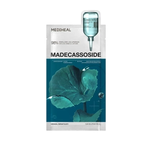 Mediheal Madecassoside Essential Mask Blemish Repair регенерирующая и успокаивающая тканевая маска для лица 24 мл