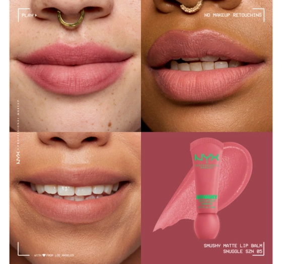 Нажмите на картинку, чтобы ее увеличить NYX Professional Makeup Smushy матовый бальзам для губ 05 Snuggle Szn 8 мл