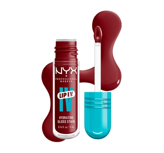 NYX Professional Makeup Lip IV Hydrating Gloss Serum зволожуючий блиск для губ 13 Cranberry Splash 5мл