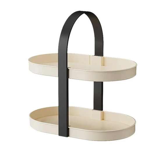 Натисніть на картинку, щоб її збільшити eCarla двоповерховий органайзер для косметики Бежевий