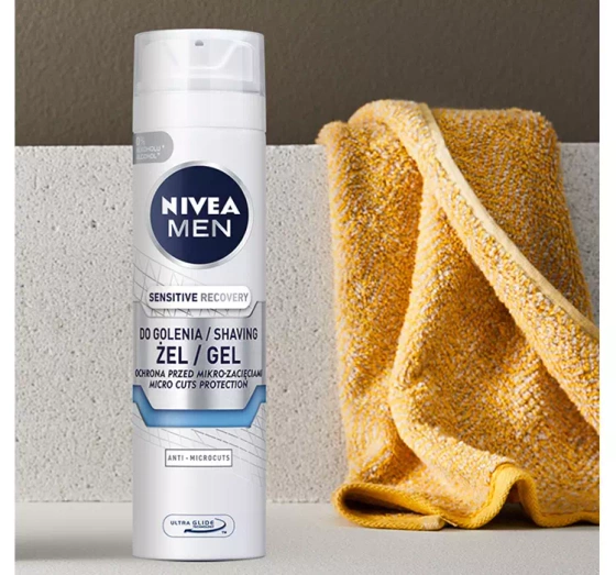 NIVEA MEN SENSITIVE ГЕЛЬ ДЛЯ БРИТЬЯ З-Х ДНЕВНОЙ ЩЕТИНЫ 200МЛ