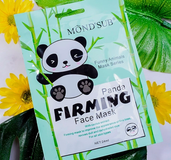 MOND'SUB PANDA ЗМІЦНЮВАЛЬНА ТКАНИННА МАСКА ДЛЯ ОБЛИЧЧЯ 24МЛ