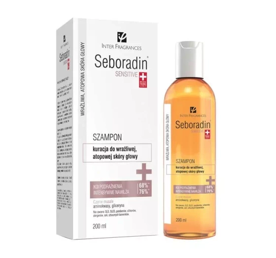 SEBORADIN SENSITIVE ШАМПУНЬ - УХОД ЗА ЧУВСТВИТЕЛЬНОЙ, АТОПИЧЕСКОЙ КОЖЕЙ ГОЛОВЫ 200МЛ